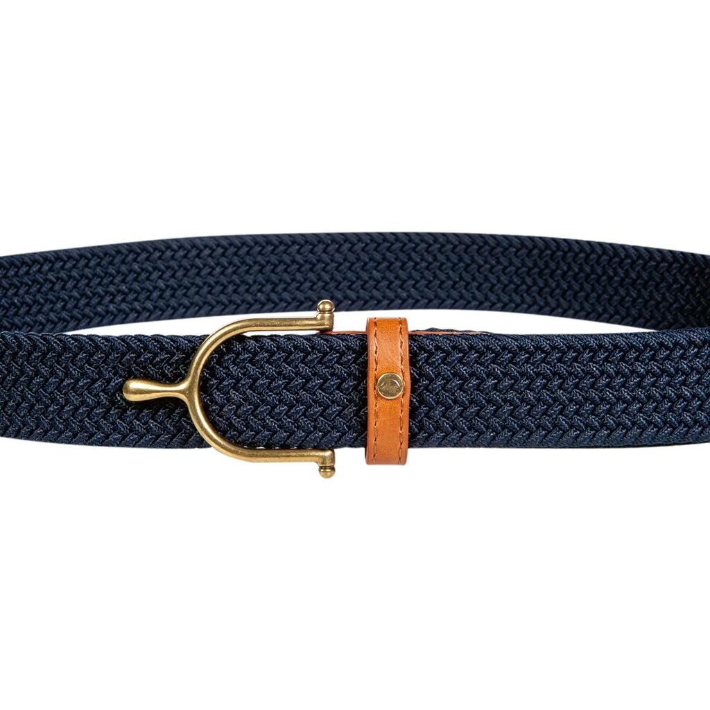 Stretch Belt HKM Adjustable with Gold Buckle