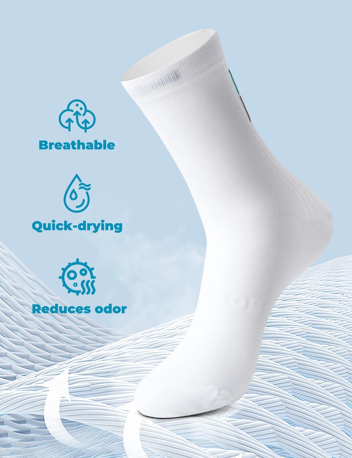ROCKBROS 2 Paar Fahrradsocken Socken Unisex Laufsocken 3/7