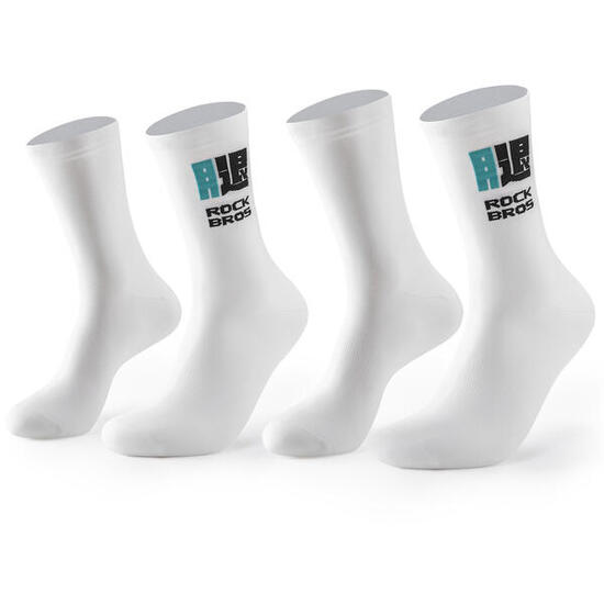 ROCKBROS 2Paar Fahrradsocken Atmungsaktive Rennrad Socken