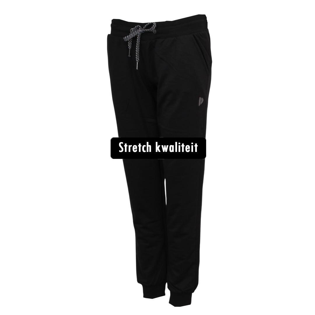 2-Pack dames stretch joggingbroek Jana met boord 3/5