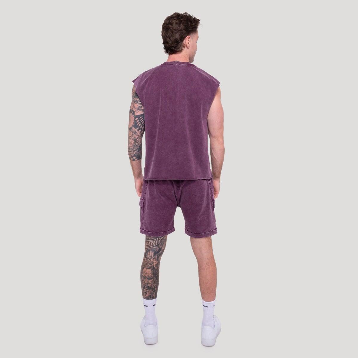 Pantaloncini uomo oversize viola Abyss 5/6