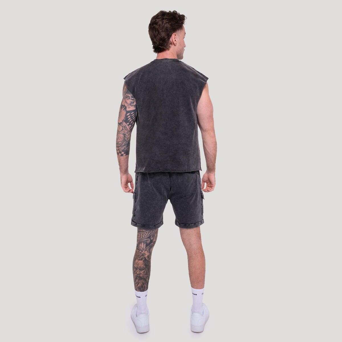 Pantaloncini uomo oversize neri Abyss 6/7