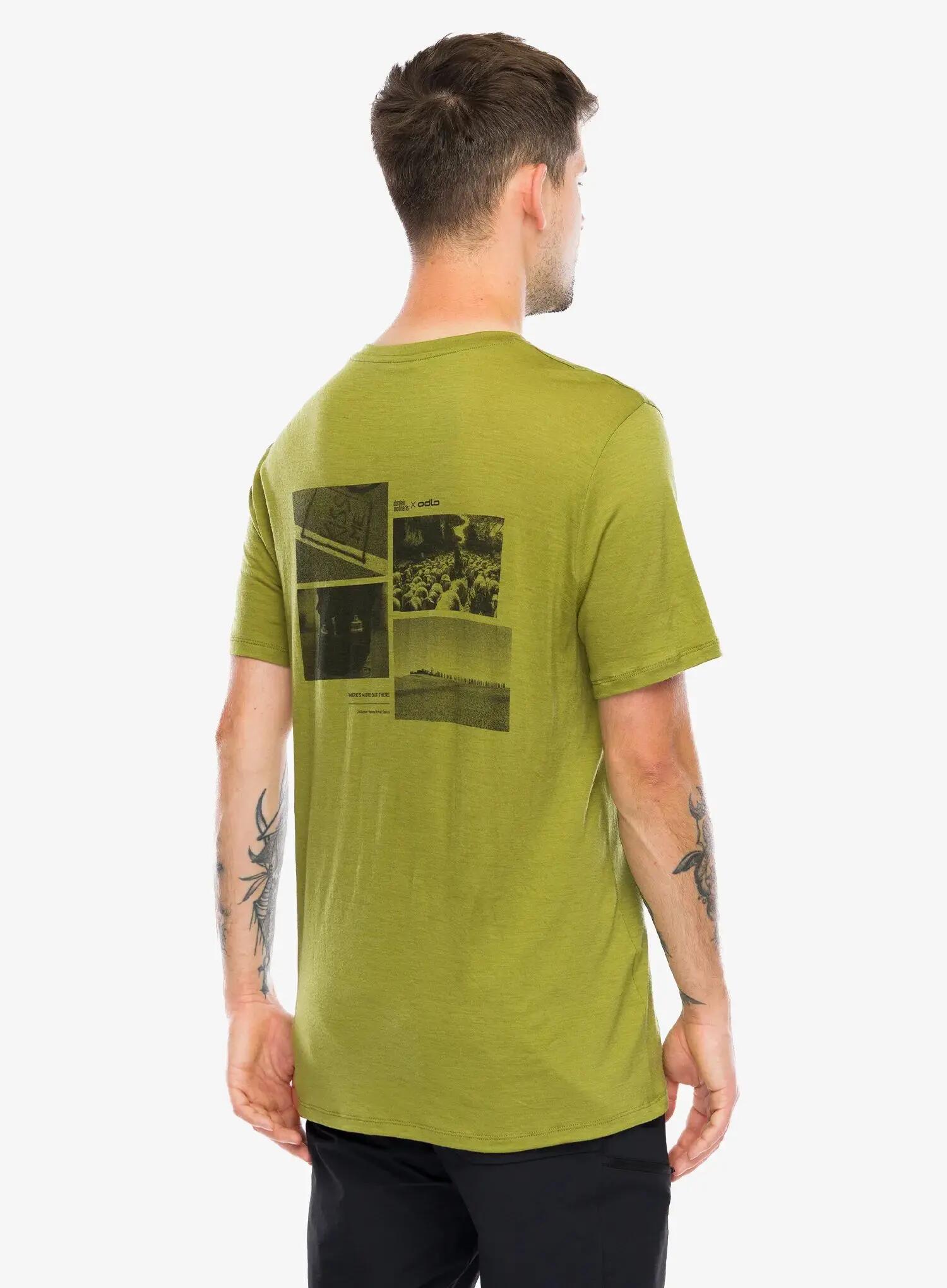 Koszulka merino Odlo Merino 160 Postcards Crew Neck S/S 6/7