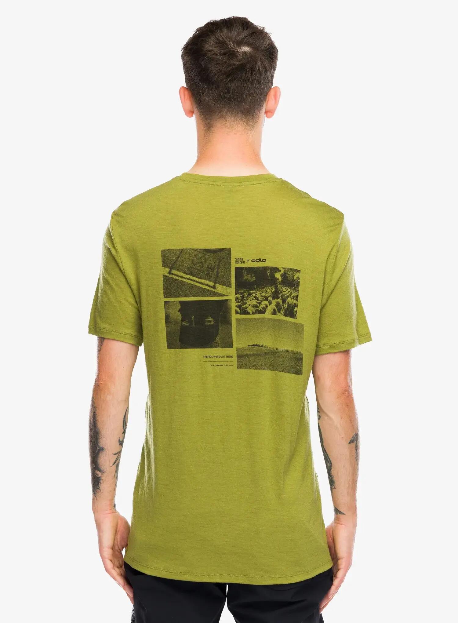 Koszulka merino Odlo Merino 160 Postcards Crew Neck S/S 3/7