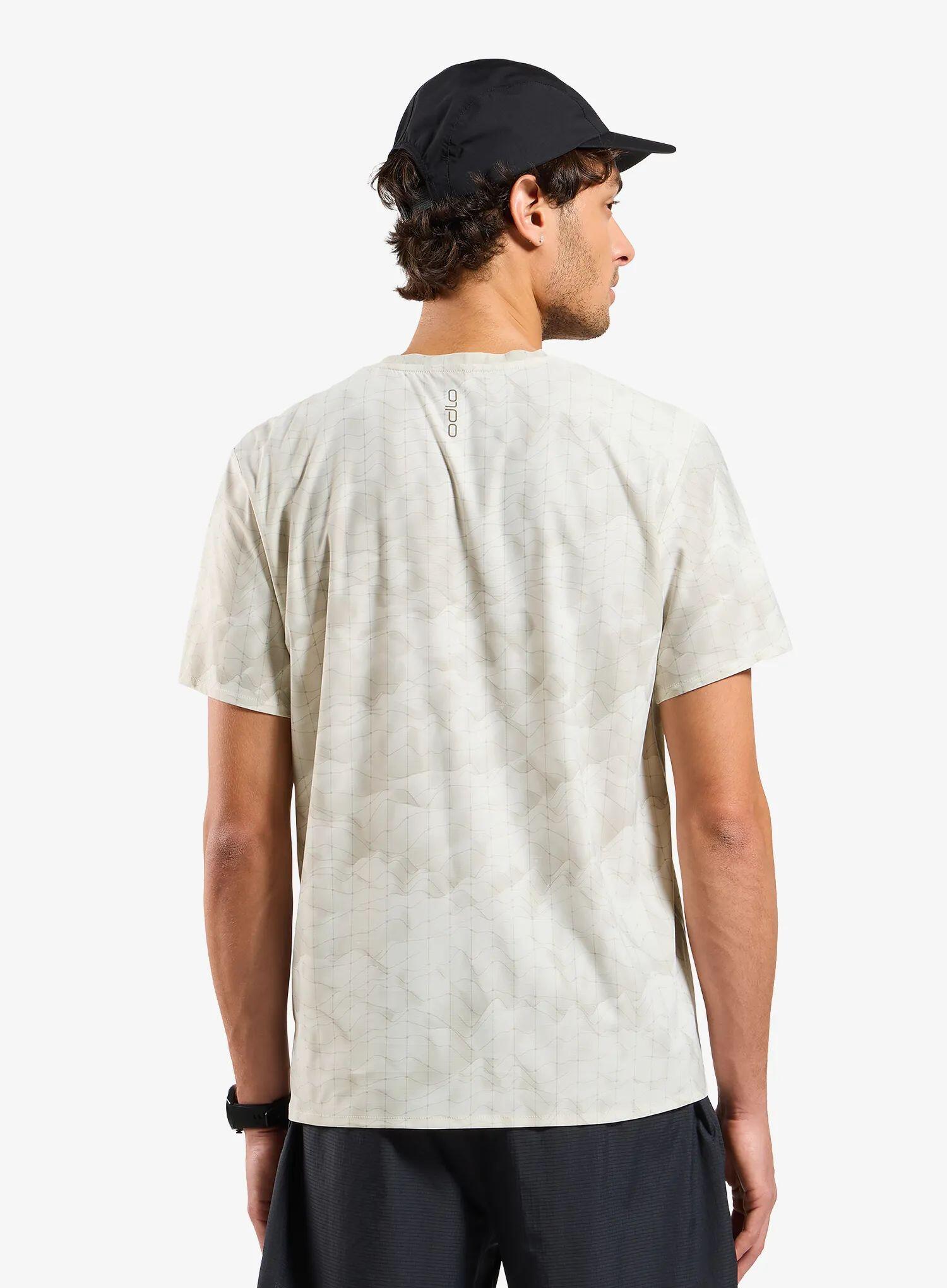 Koszulka do biegania Odlo Zeroweight Chill-Tec Print Crew Neck S/S 2/7