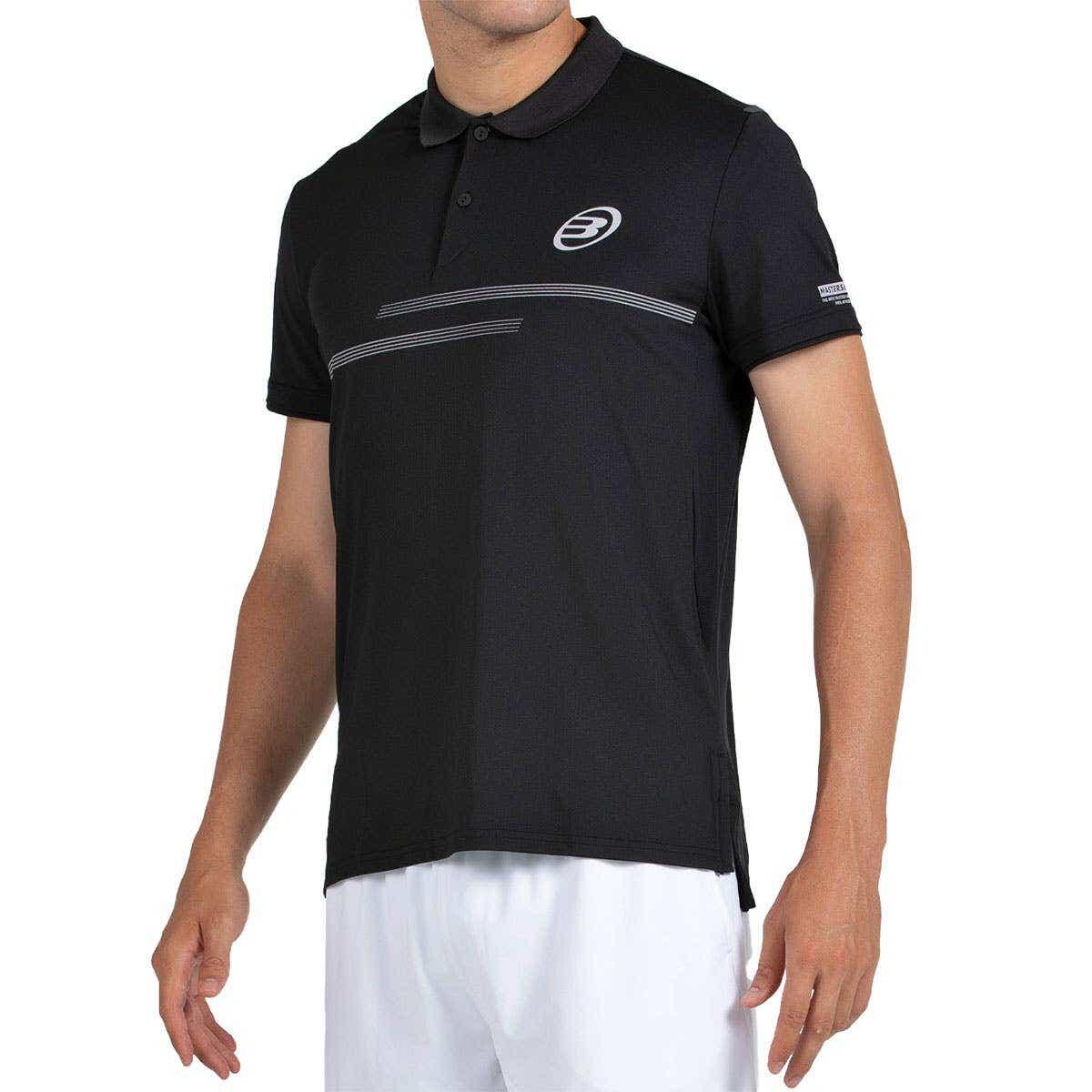 POLO BULLPADEL MENKAR CB68005000 NEGRO  XXL 3/4