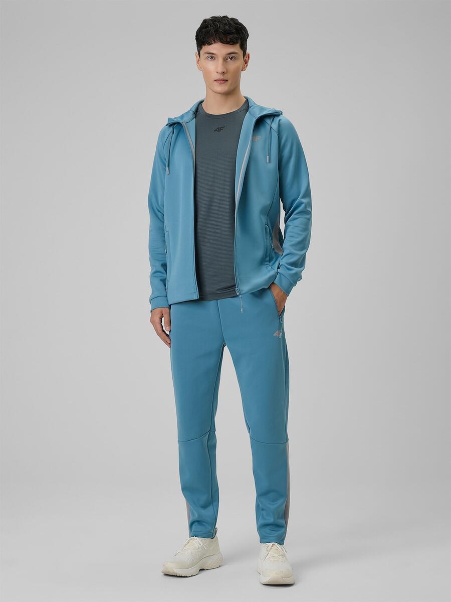 Bluza treningowa regular z kapturem męska 4F 4FRSS26TFSWM0958 5/7