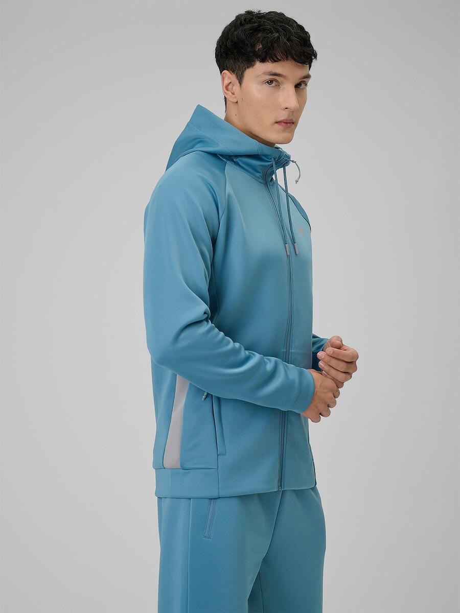 Bluza treningowa regular z kapturem męska 4F 4FRSS26TFSWM0958 4/7