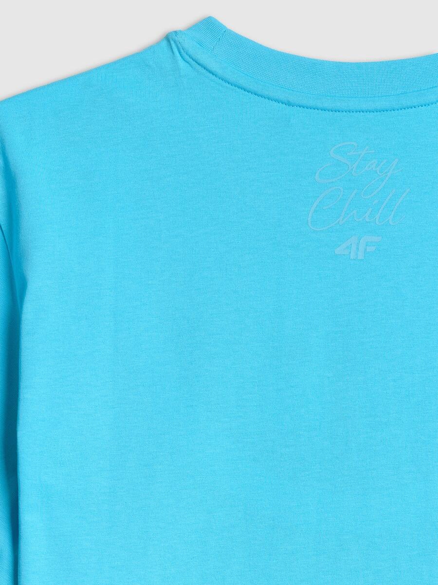 T-shirt regular z nadrukiem męski 4F 4FRSS26TTSHM4305 7/7