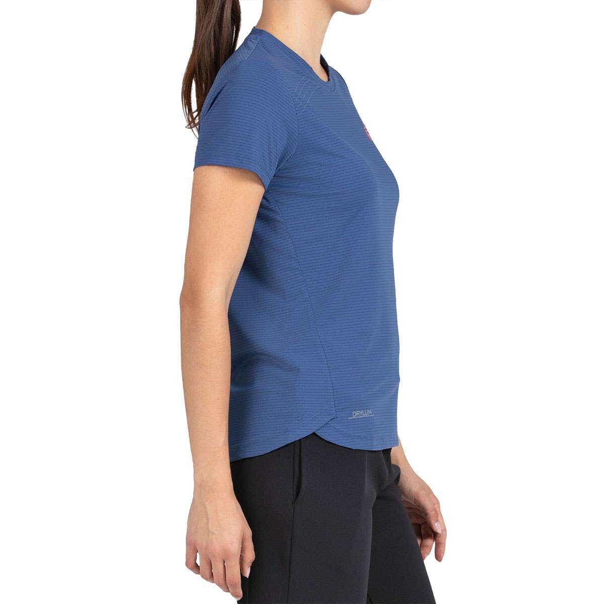 CAMISETA M/CORTA BULLPADEL CHAMUY CB17414000 AZUL SOMBRA MUJER S 3/4