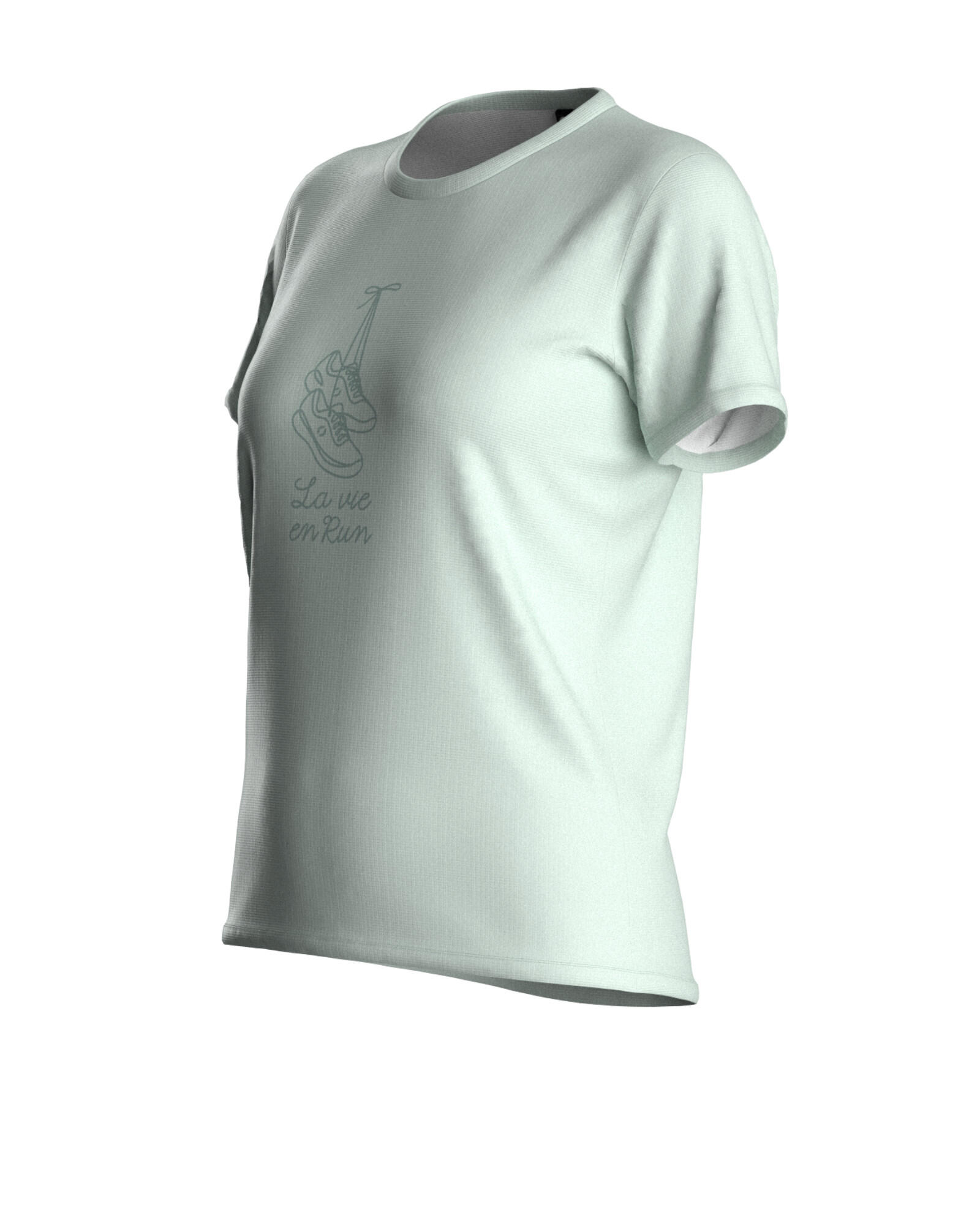 Hardloop T-shirt voor dames - LANA LA VIE EN RUN 3/6