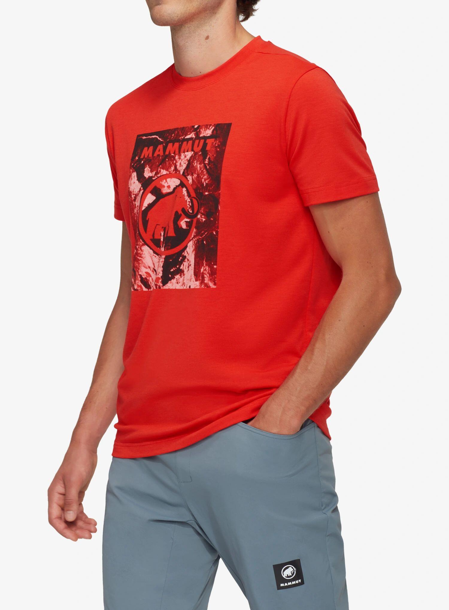 T shirt z nadrukiem Mammut Trovat T-Shirt Mammut 3/4