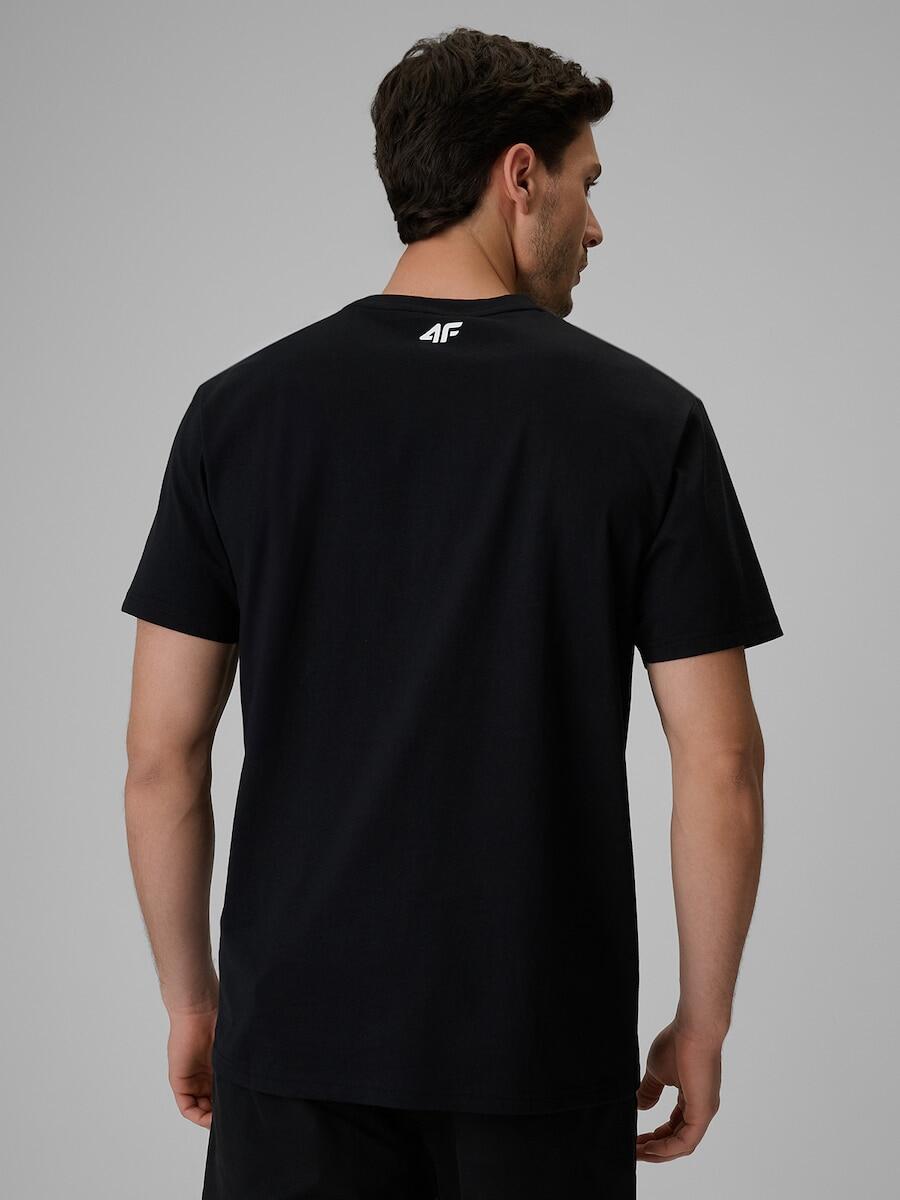 T-shirt relaxed z nadrukiem męski 4F 4FRSS26TTSHM3996 2/5