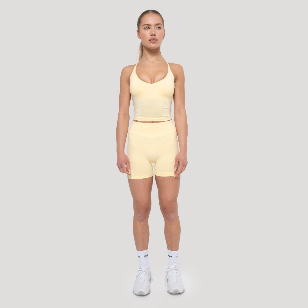 Canotta donna yoga slim gialla Luma 5/7