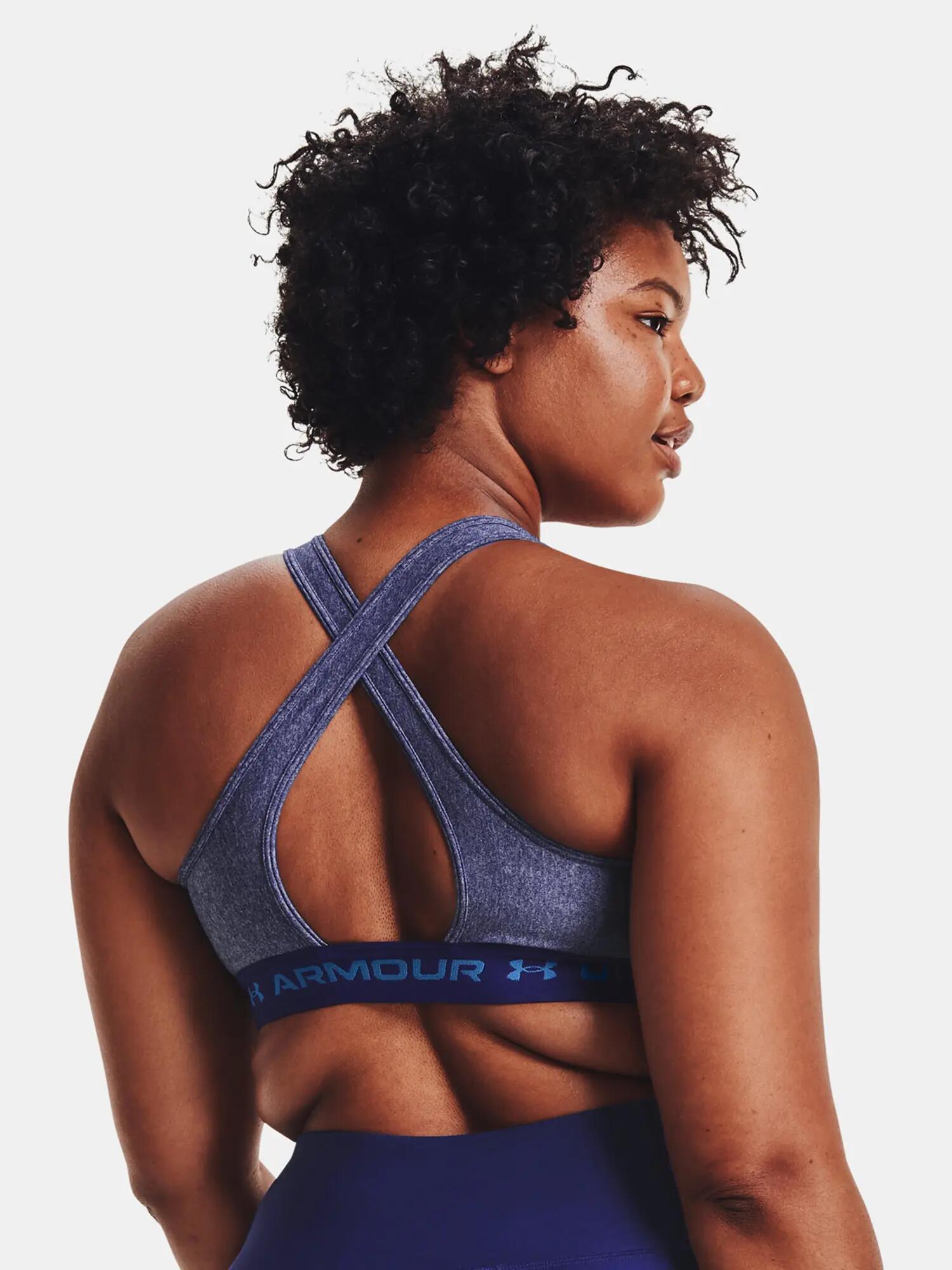 Női Under Armour Crossback Mid Heather Bra melltartó 2/2