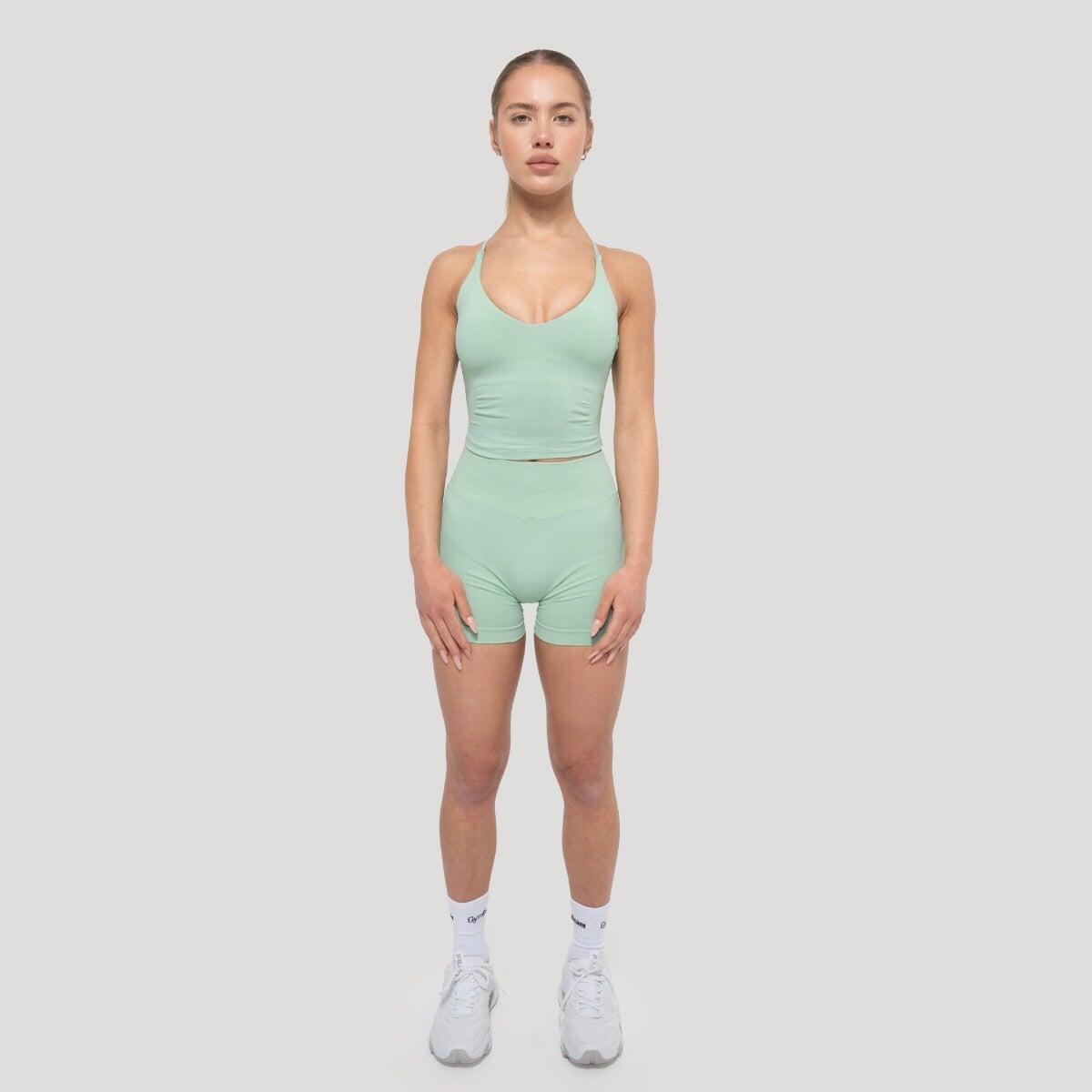 Canotta donna yoga slim verde Luma 6/7