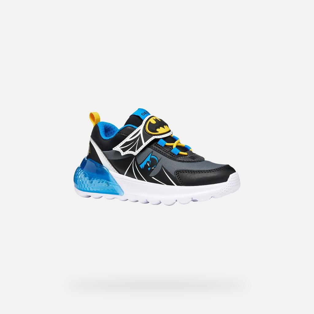 Baskets Garçon ACTIVART ILLUMINUS BOY Noir/Bleu Ciel 3/7