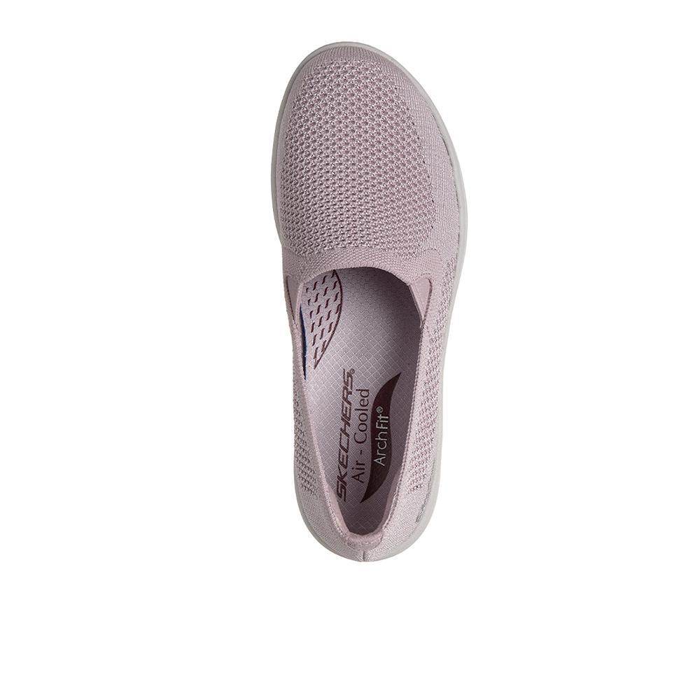 Sapatilhas Skechers Mulher Relaxed Fit Arch Fit Laguna Adore Her Roxo 3/4