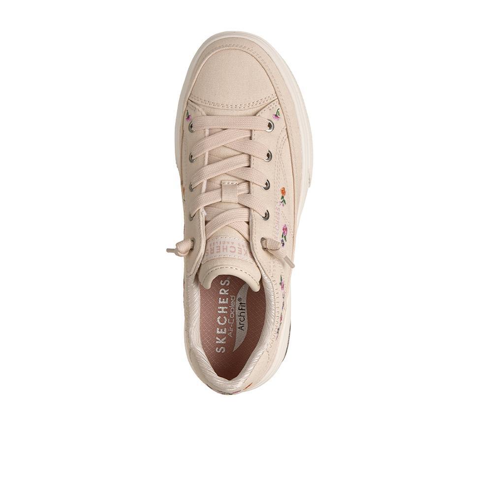 Zapatillas Sckechers Mujer Arch Fit Arcade - Subtle Bouquet Beige 3/4