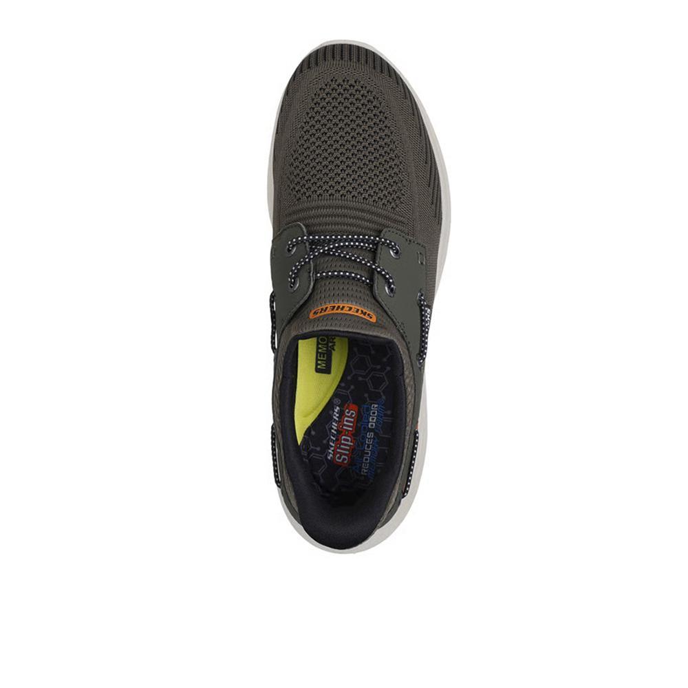 Zapatillas Skechers Hombre Slip-ins: Relaxed Fit: Lawson - Parasail Gris 3/4