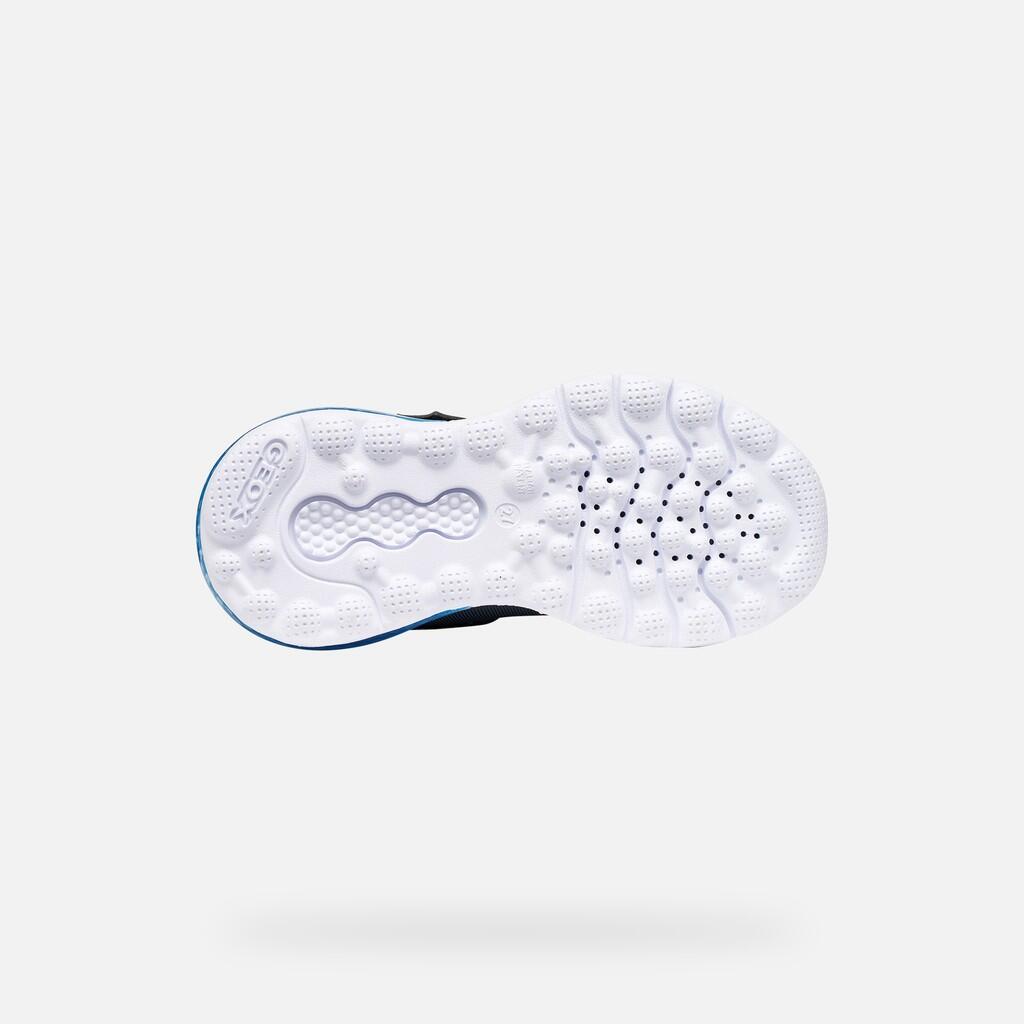 Baskets Garçon ACTIVART ILLUMINUS BOY Noir/Bleu Ciel 7/7