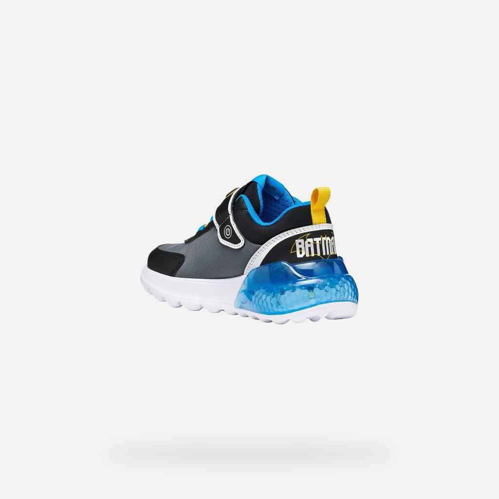 Baskets Garçon ACTIVART ILLUMINUS BOY Noir/Bleu Ciel 4/7