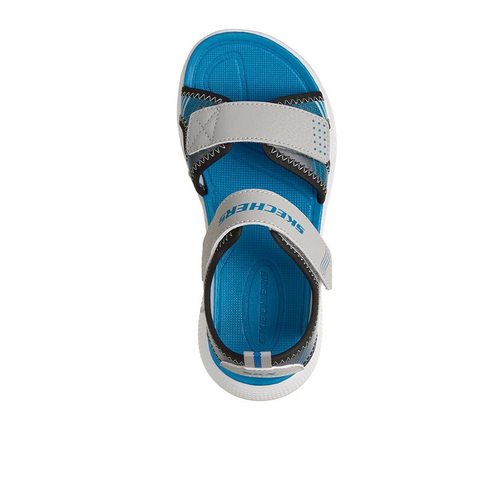Sandálias Skechers Menino Microspec Splash Azul 3/4
