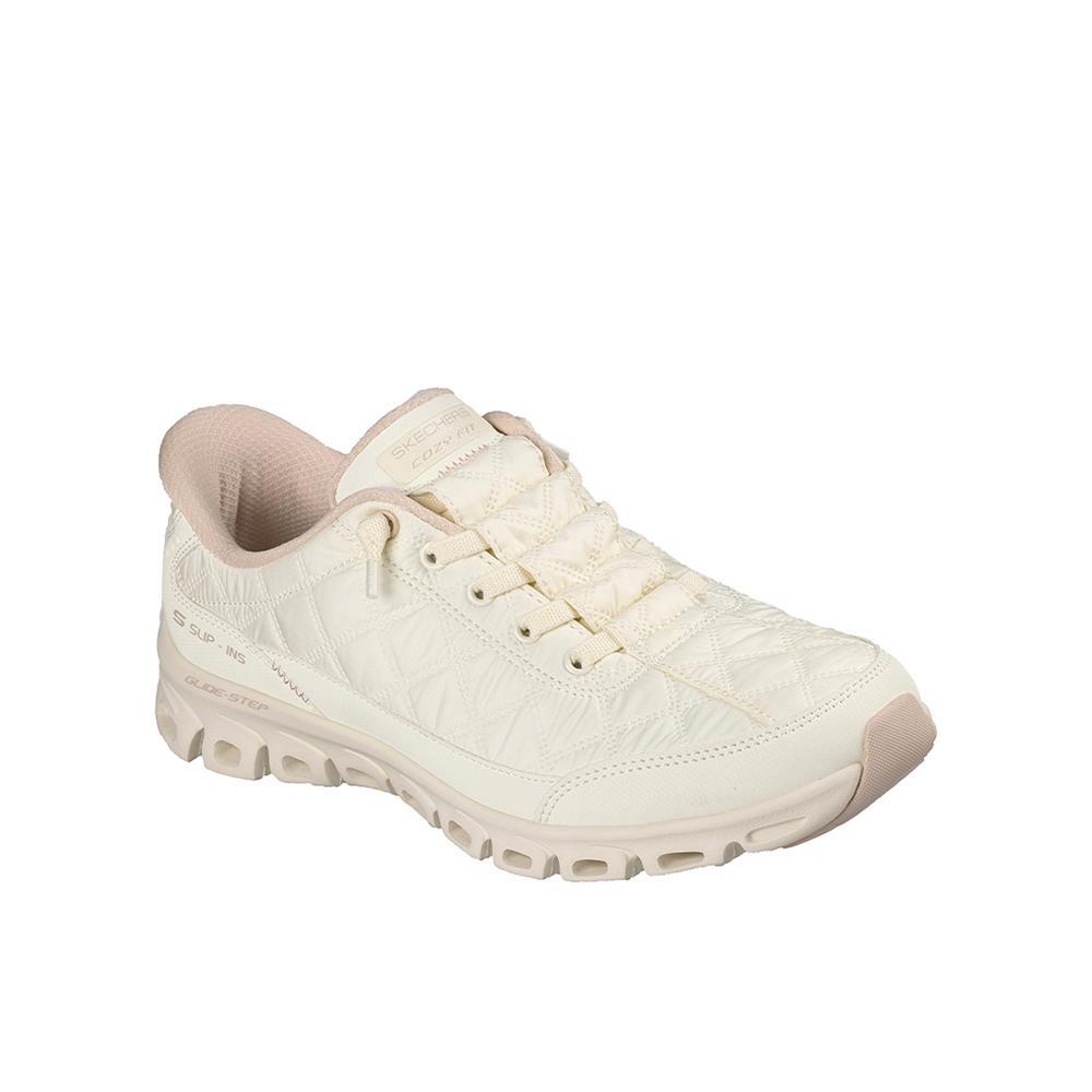 Zapatillas Sckechers Mujer Slip-ins: Glide-Step - Cozy Fit: At Ease Blanco 2/4