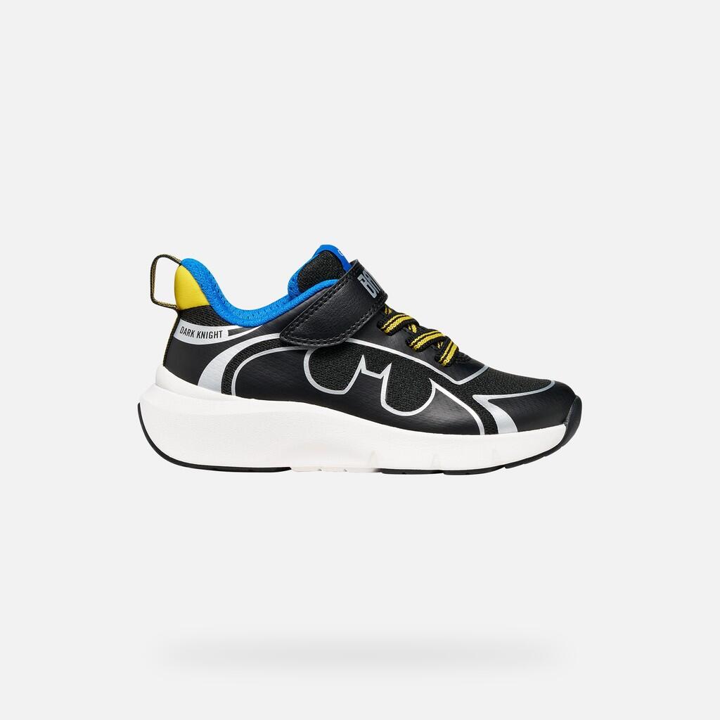 Baskets Garçon J PRO-RAN BOY Noir/Bleu Ciel 2/7