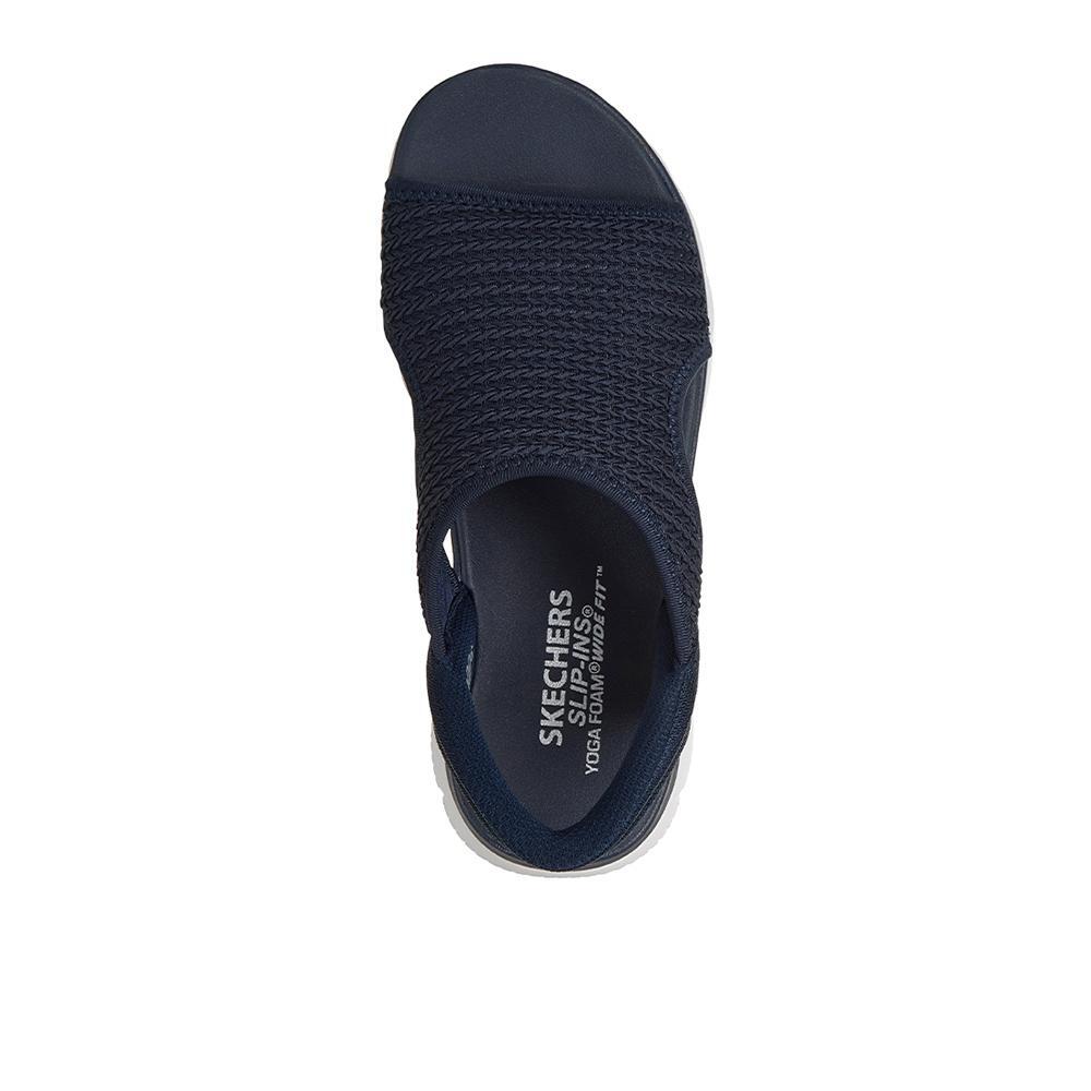 Sandalias Sckechers Mujer Slip-ins: Summits - Sweetly Evolved Azul 3/4