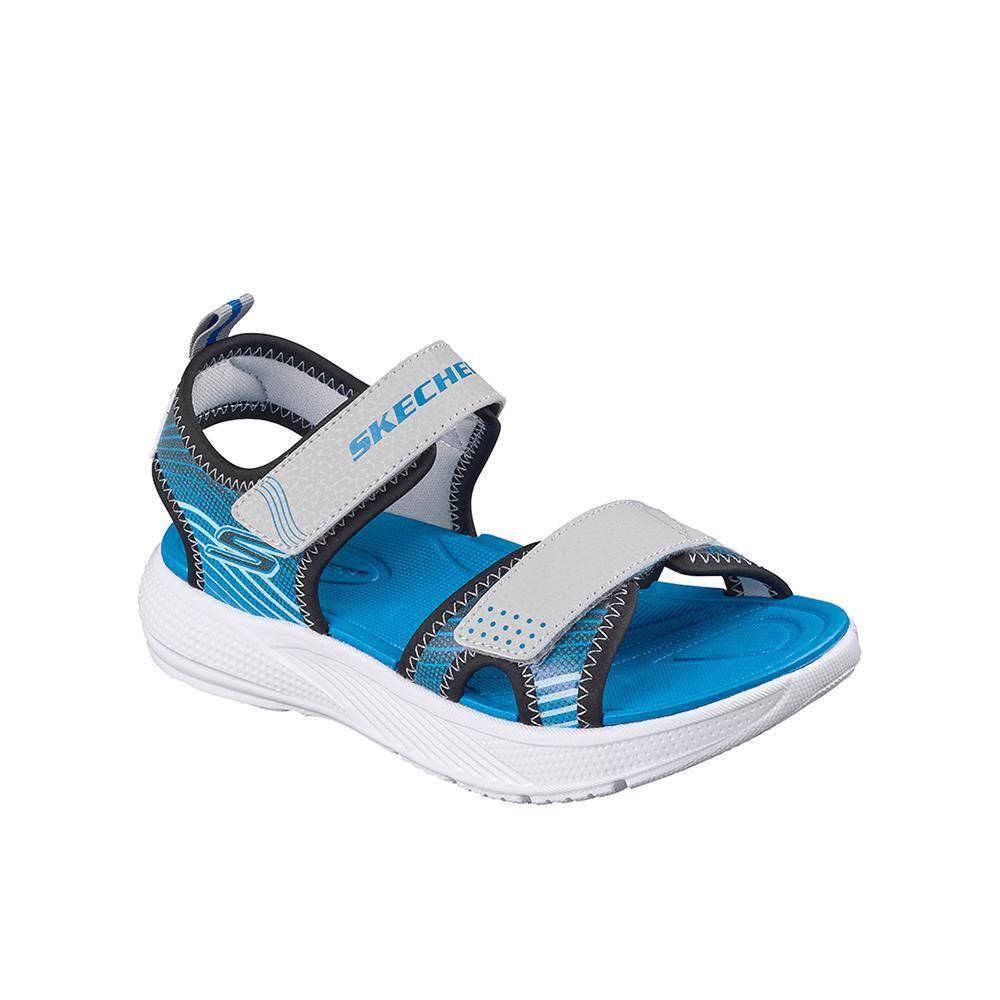 Sandálias Skechers Menino Microspec Splash Azul 2/4