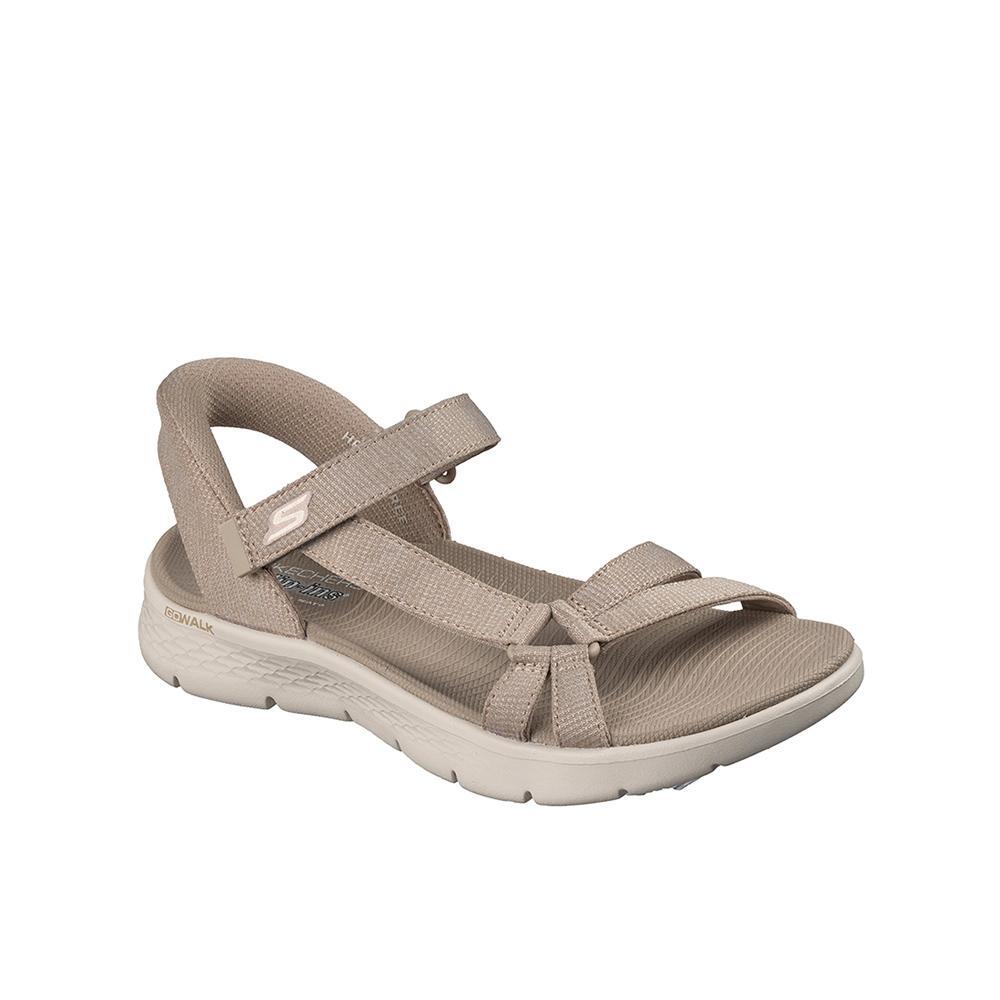 Sandalias Sckechers Mujer Slip-ins: GO WALK Flex Sandal - Illuminate Taupe 2/4