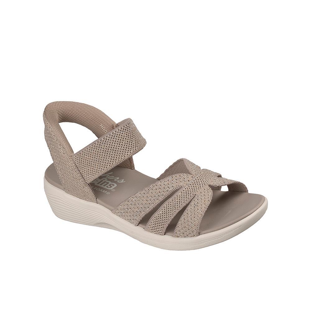 Sandálias Skechers Mulher Slip-ins: Arya - Sparkling Praise Taupe 2/4
