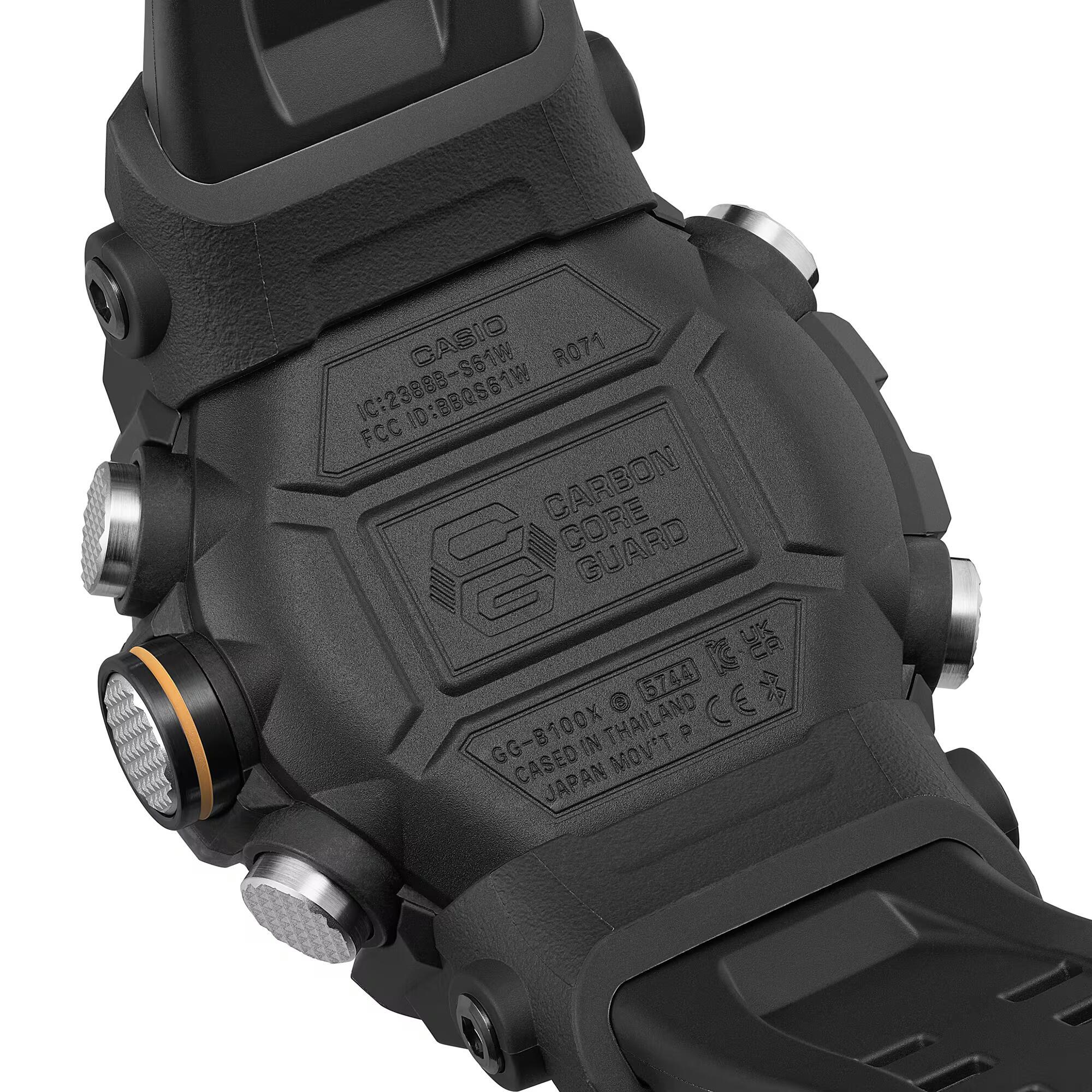 Casio Analoog En Digitaal  Horloge Zwart/Zwart GG-B100X-1AER 4/6