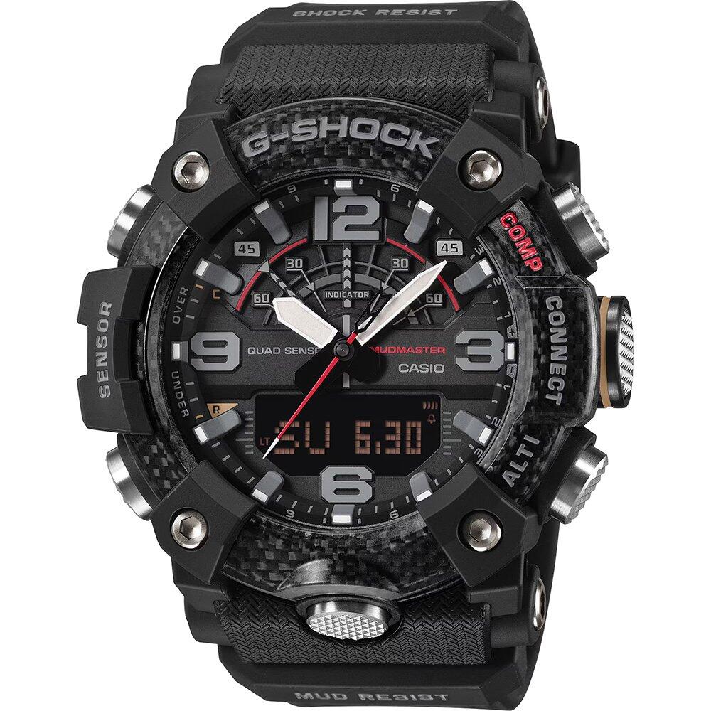 Casio Analoog En Digitaal  Horloge Zwart/Zwart GG-B100X-1AER 1/6