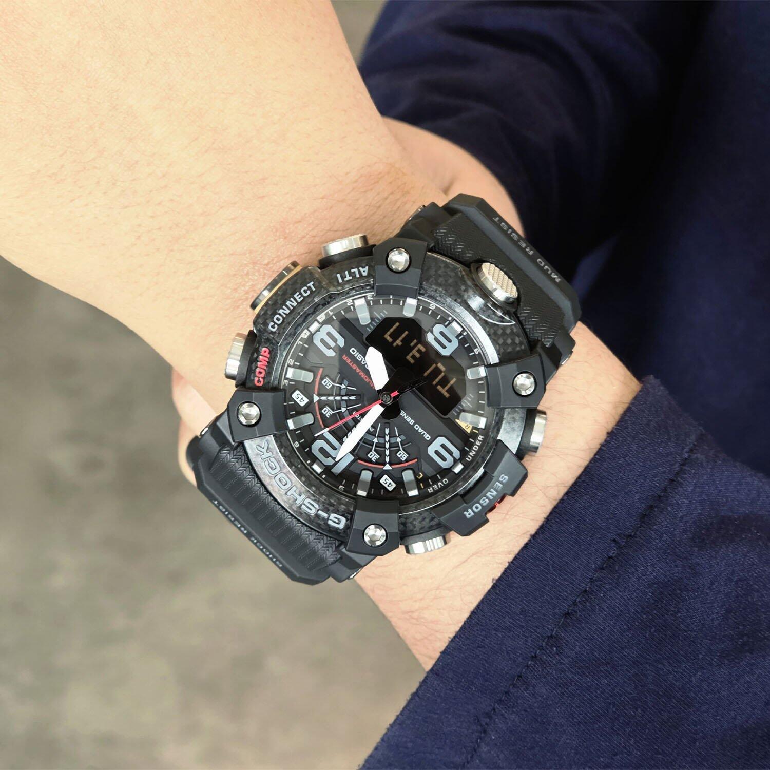 Casio Analoog En Digitaal  Horloge Zwart/Zwart GG-B100X-1AER 6/6