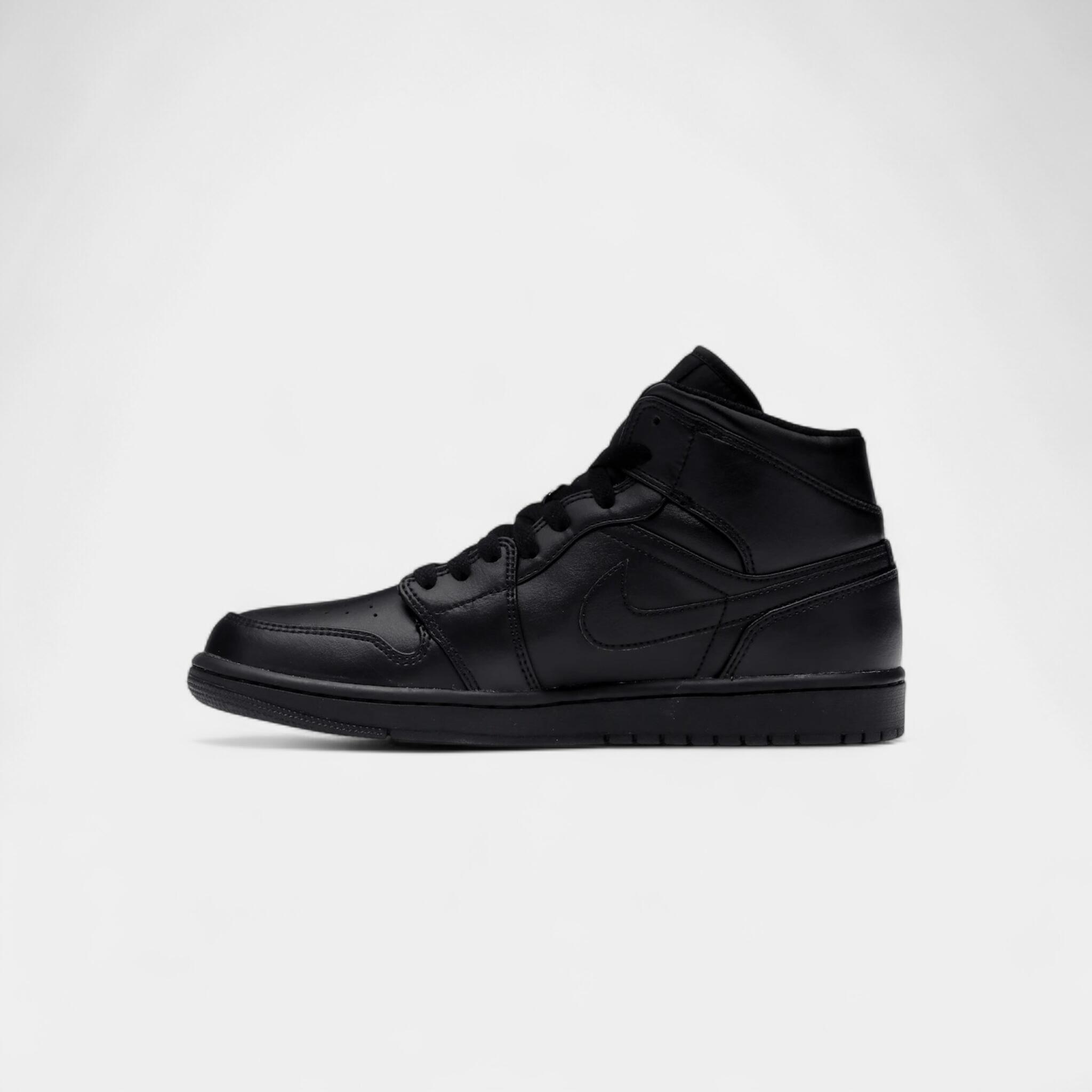 Jordan 1 Mid Triple Black 4/4