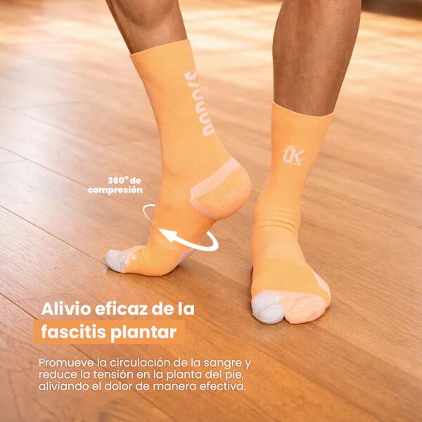 Calcetines Biomecánicos Running Coral 4/6