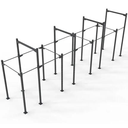 Cage Tank Muscle Up - 7 couloirs, acier 80x80 mm