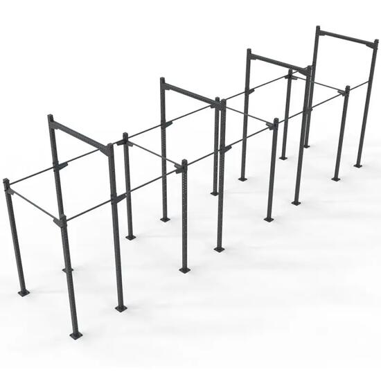 Cage Tank Muscle Up - 7 couloirs, acier 80x80 mm