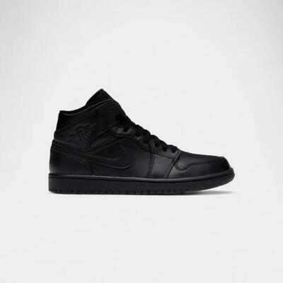Jordan 1 mid triple black