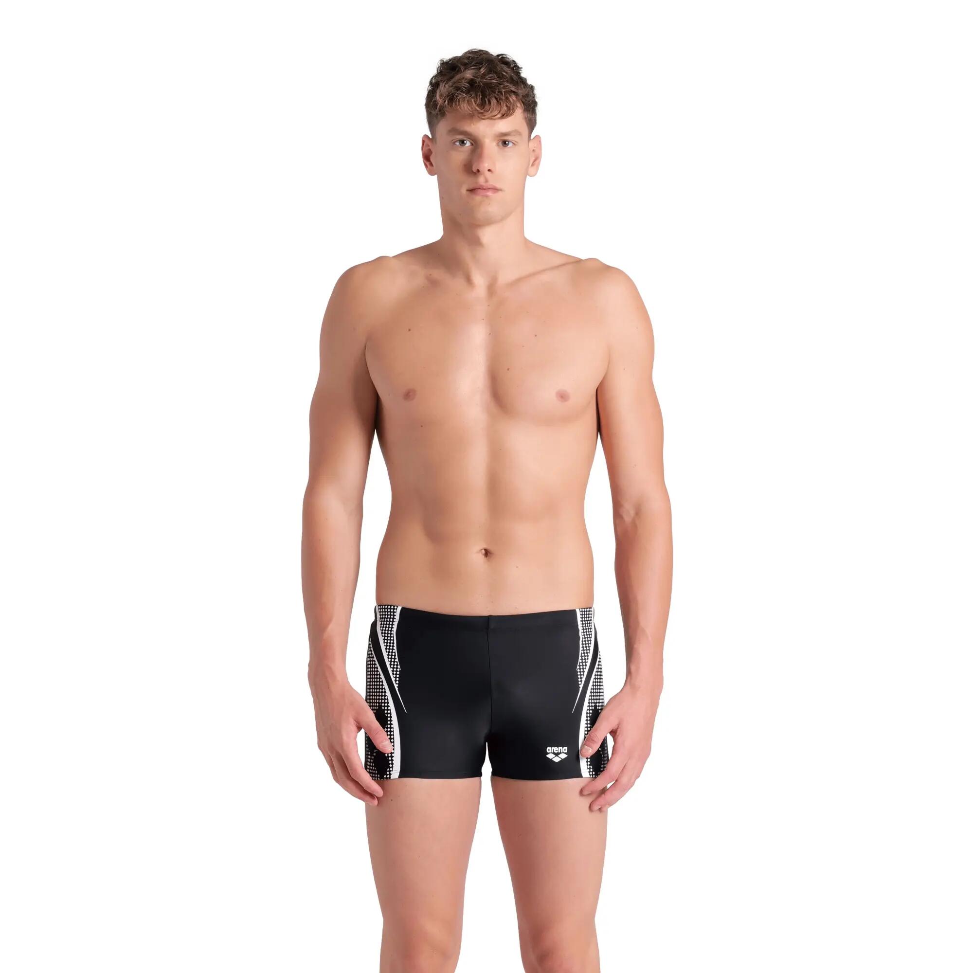 arena Graphic Shorts Badehose für Herren chlorbeständig 11/13