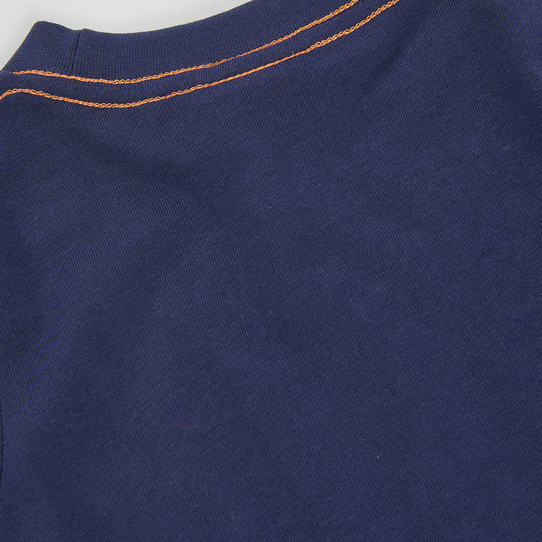Camiseta punto niño azul marino estampado gaming 4/4