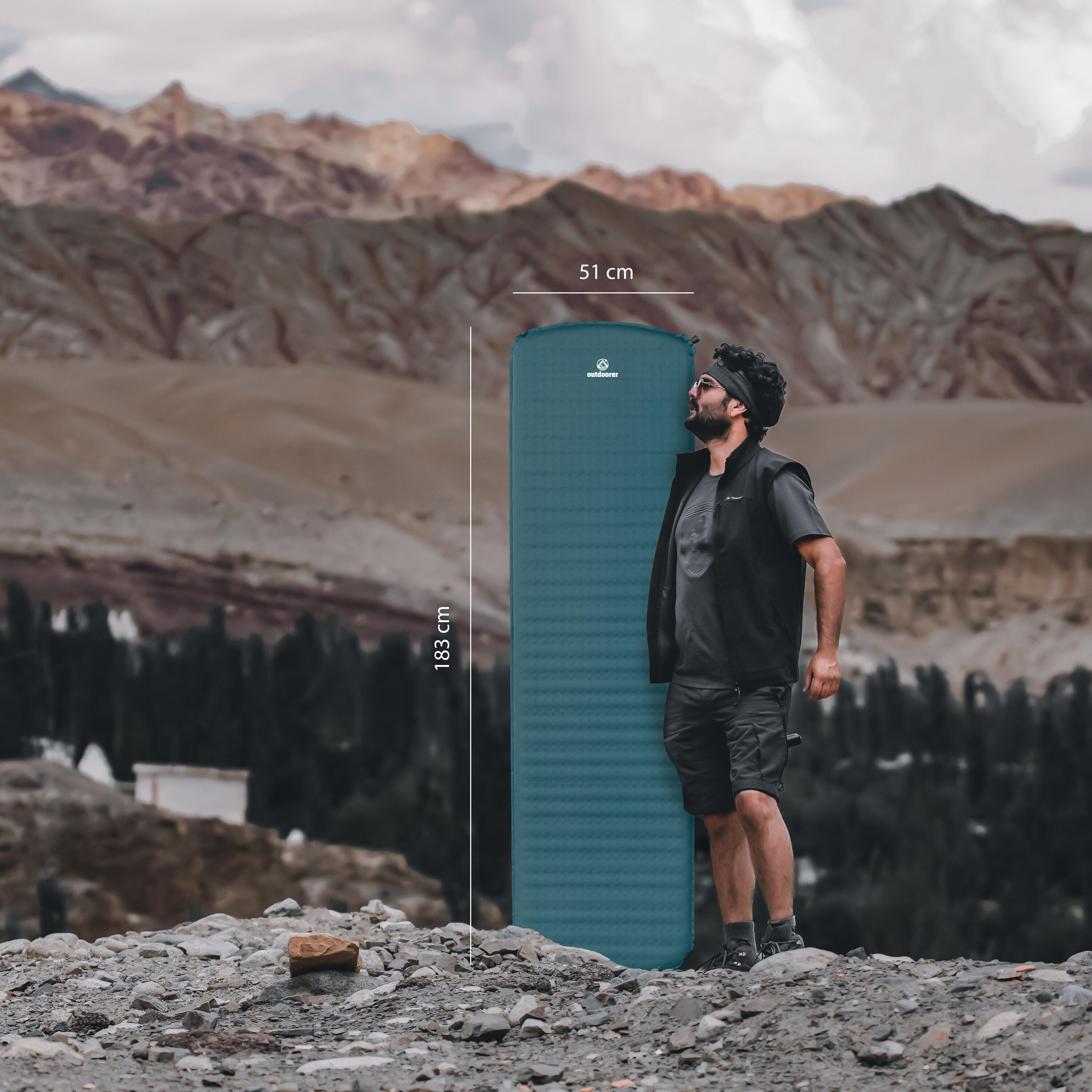 Selbstaufblasbare Isomatte Trek Bed 2 Grün - Ultraleichte
Trekkingmatte 3/7