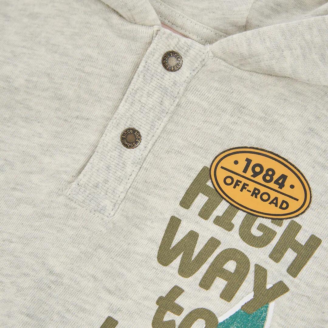 Conjunto felpa niño crudo estampado off-road 7/7