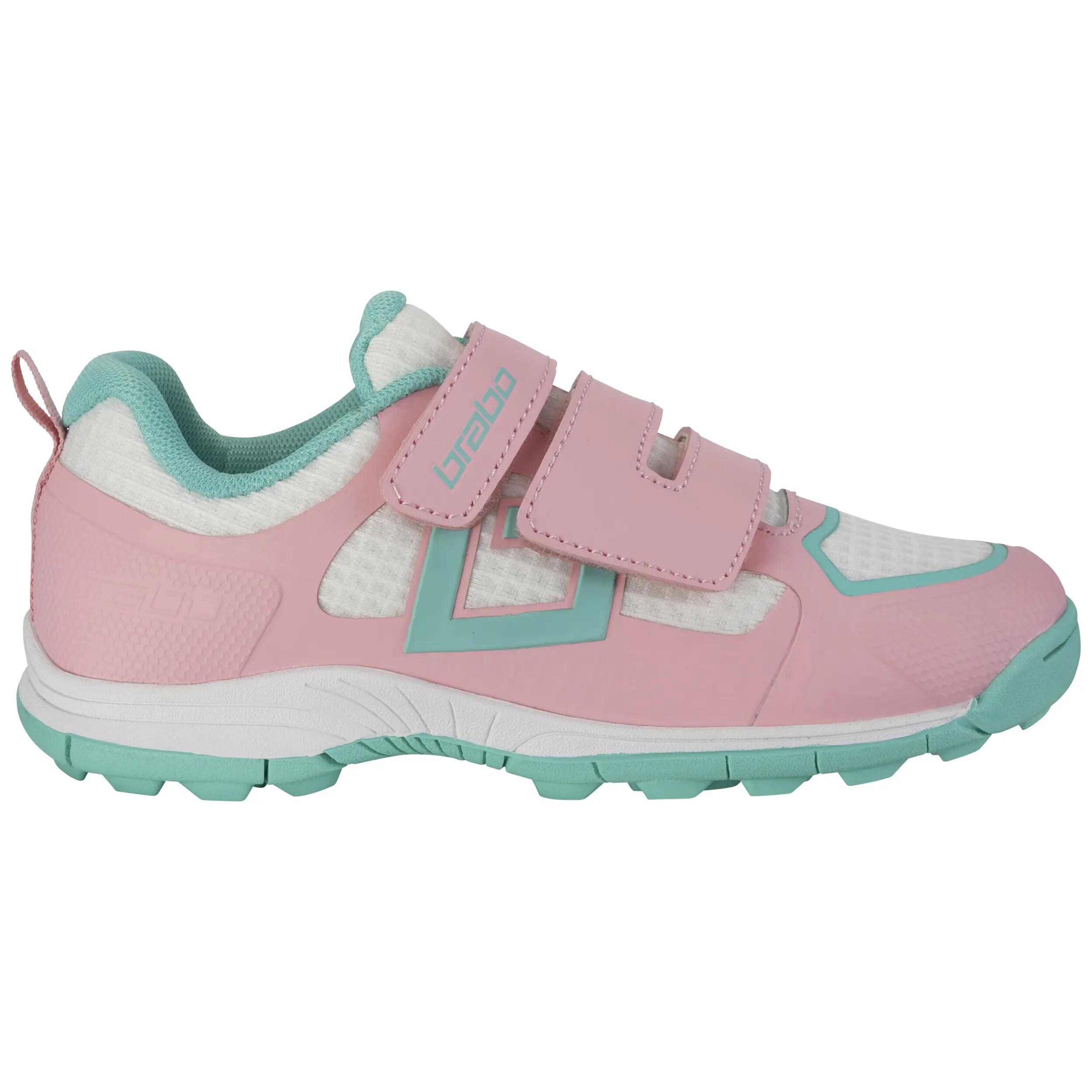 Brabo Force Junior Turf Chaussures de hockey Light Pink/Aqua 1/1