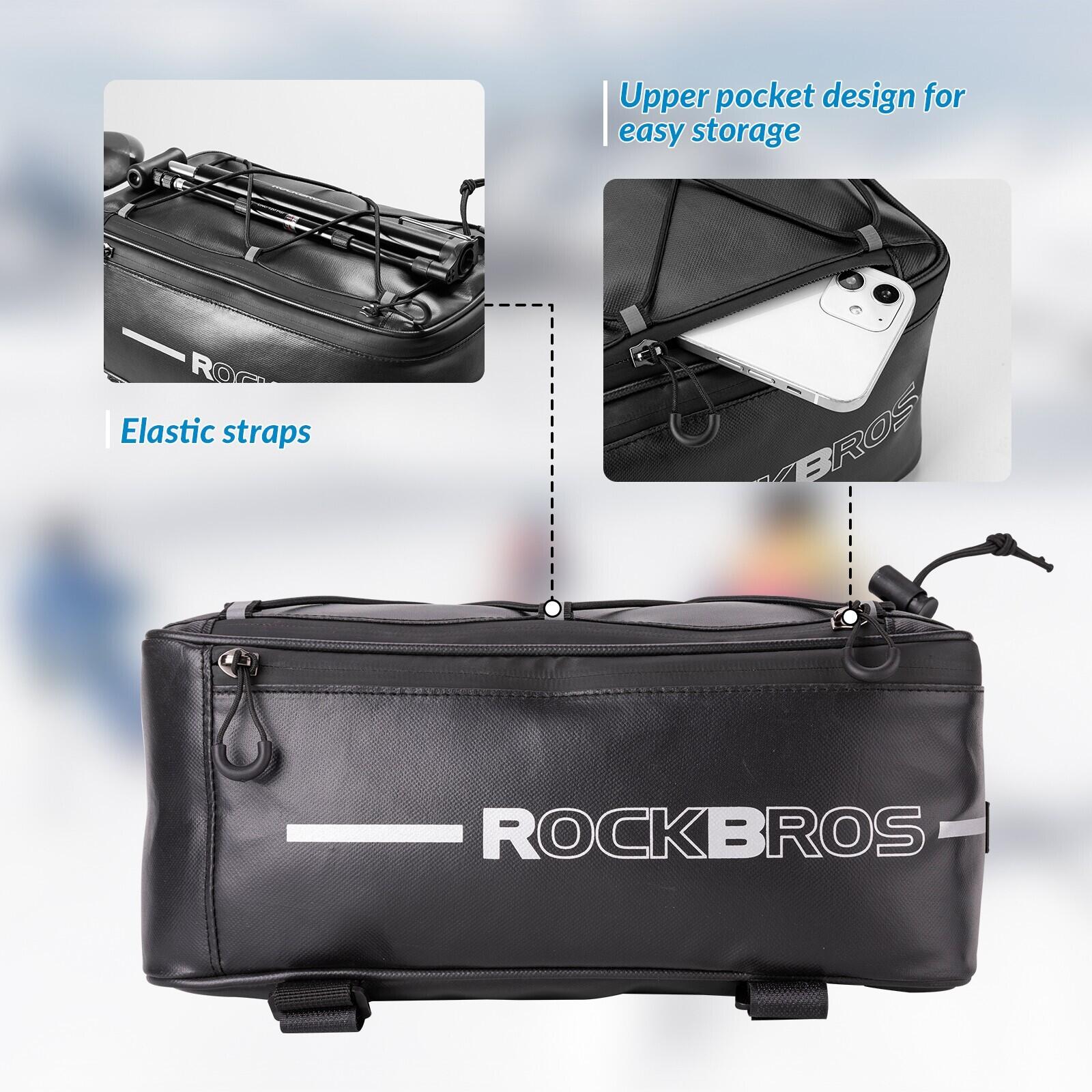 ROCKBROS Gepäckträger Tasche Wasserdicht Reisekoffer 3/7