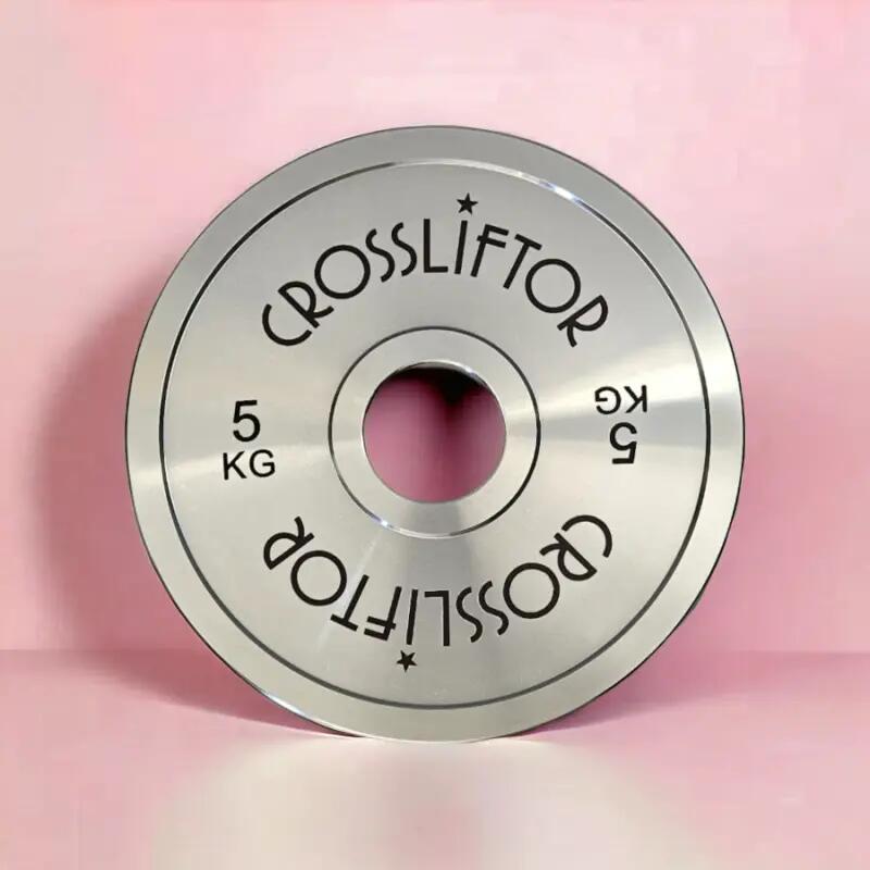CrossLiftor Disco de Powerlifting Hard Chrome - 5 kg - Unidad 3/3