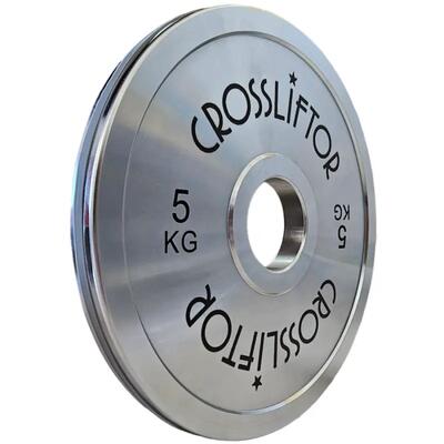 CrossLiftor Disco per Powerlifting Hard Chrome - 5 kg - Unità