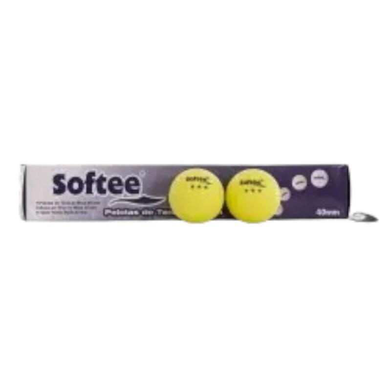 Pelotas de Tenis de Mesa SOFTEE pack 6 3/3